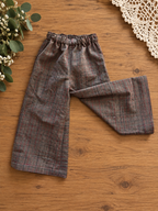 Heritage Plaid Wide-Leg Pants | 18M Tall