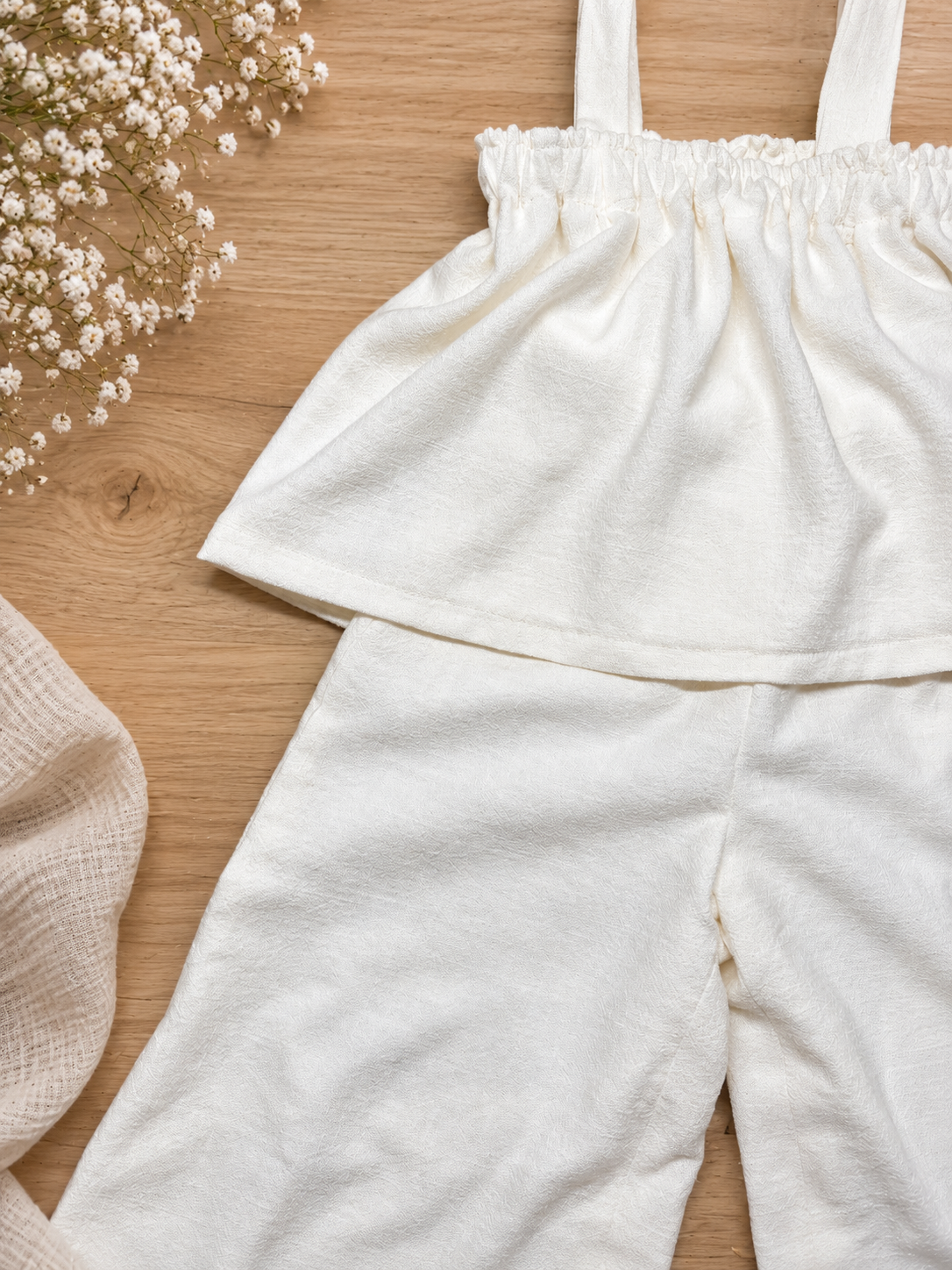 Heirloom Linen Two-Piece Set | 2T