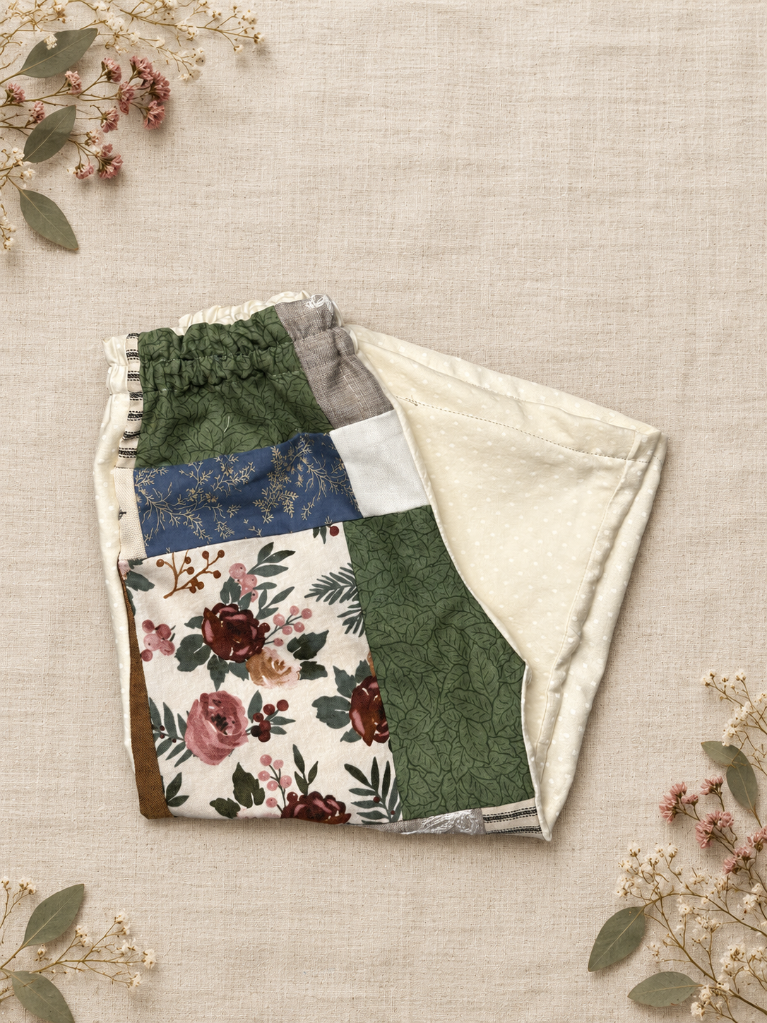 Patchwork Wide-Leg Pants | 4T