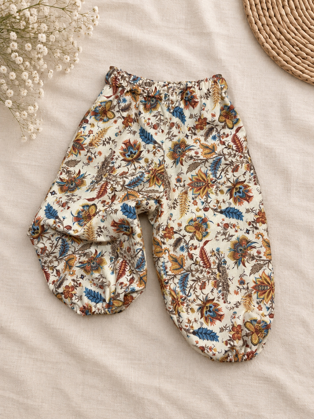 Vintage Floral Balloon Pants | 3T