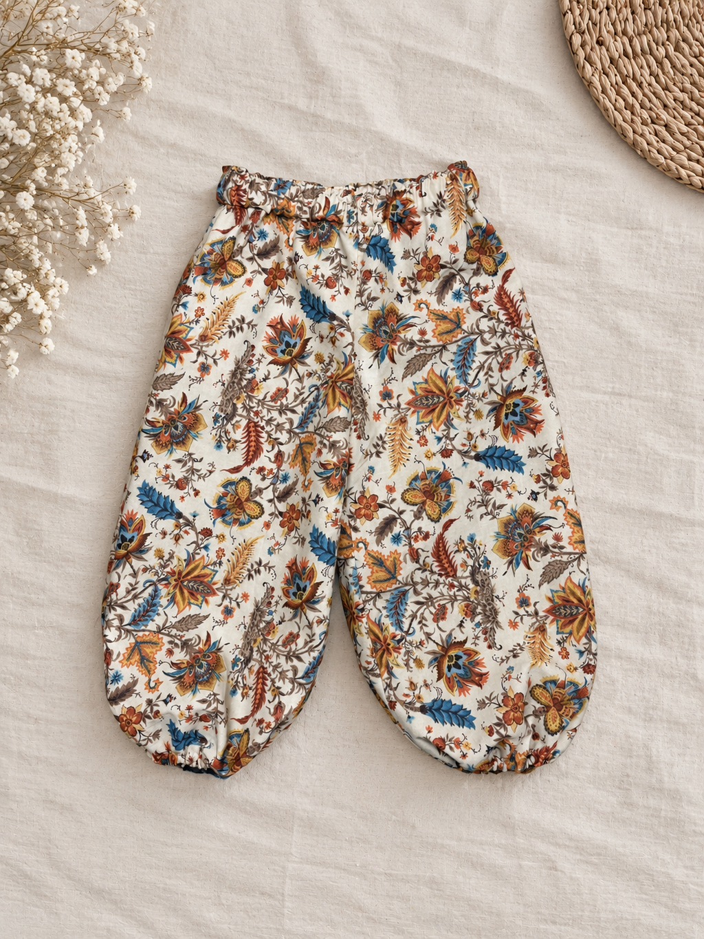 Vintage Floral Balloon Pants | 3T