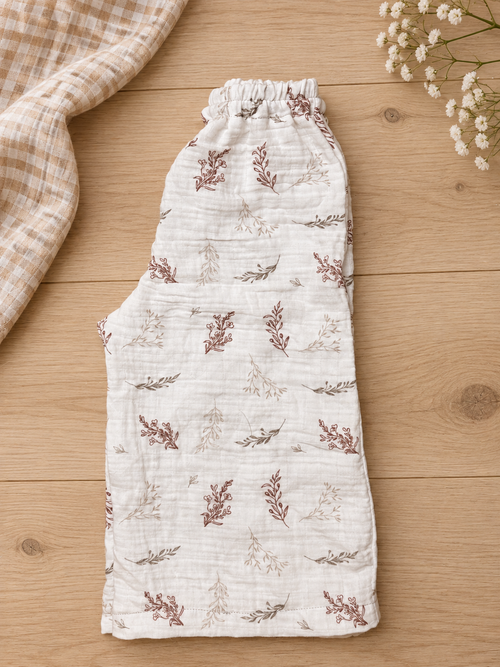 Botanical Wide-Leg Pants | 2T